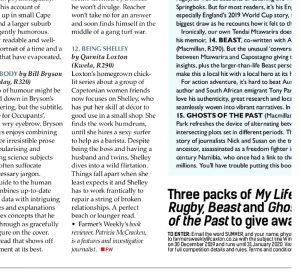 Qarnita Loxton - Being Shelley - Farmer's Weekly - 03 January 2020 - Review