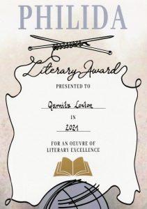 Qarnita Loxton - Philida Literary Award - 2021